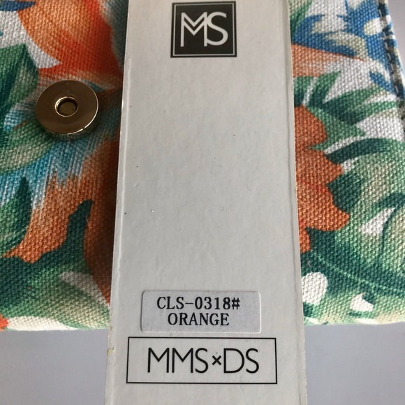 MMS Design Studio tropical Fabric Clutch Purse - Picture 12 of 12